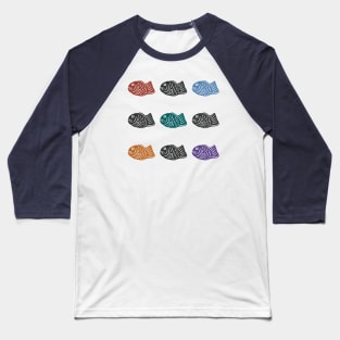 Dancing Taiyaki Baseball T-Shirt